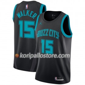 Charlotte Hornets Kemba Walker 15 2018-19 Jordan Brand City Edition Musta Miesten Pelipaidat Swingman 
